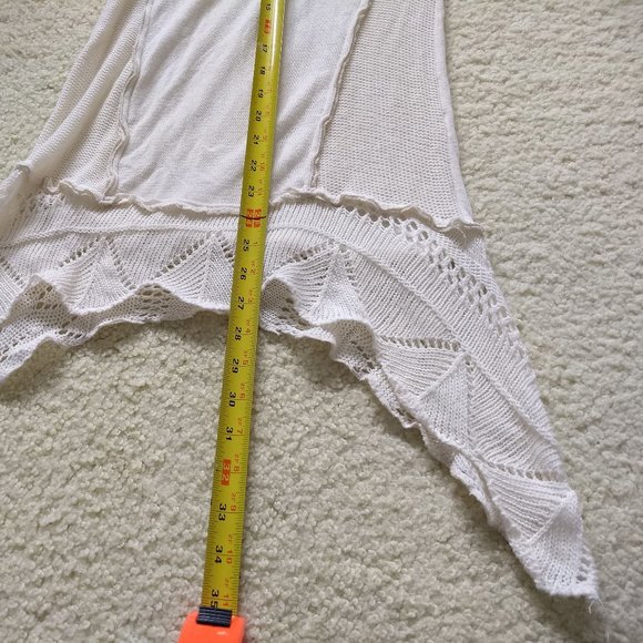 vintage 90s handkerchief hem tunic sweater Italy NWOT - Picture 10 of 14